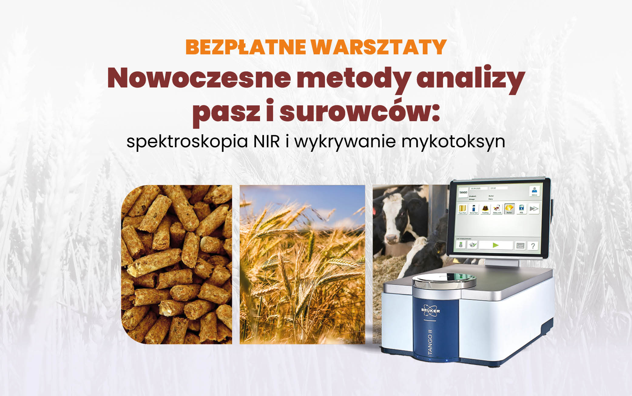 Warsztaty - Nowoczesne metody analizy pasz i surowców